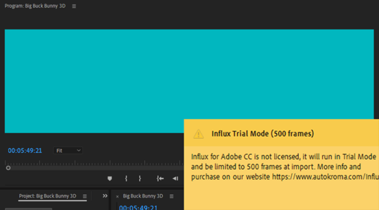 How to License Influx and decode after 3 minutes