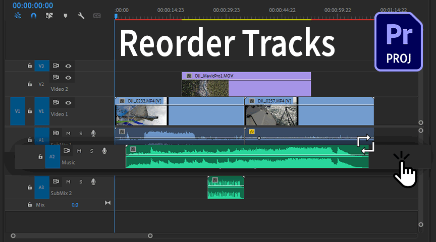 How to Reorder Tracks in Adobe Premiere Pro