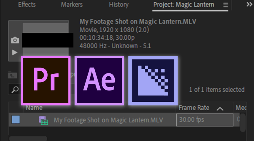 MLV Magic Lantern : How to Import natively into Adobe Premiere Pro, After Effects and Media Encoder